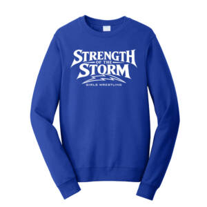 Camanche Girls Wrestling Unisex Fan Favorite Fleece Crewneck Sweatshirt-Royal