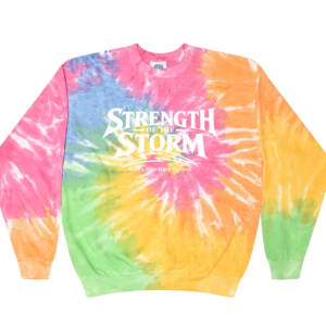 Camanche Girls Wrestling Unisex Tie-Dyed Fleece Crewneck Sweatshirt-Eternity