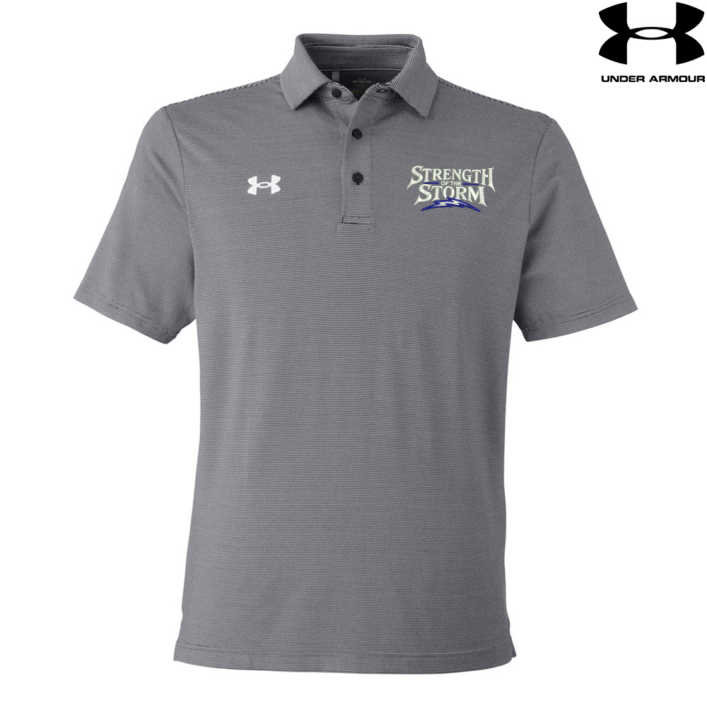 Camanche Girls Wrestling Under Armour DRIVE Team Stripe Premium Polo BLACK
