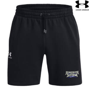 Camanche Girls Wrestling Under Armour UA ICON 7.5″ Fleece Shorts Black