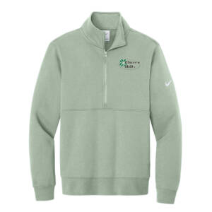 Clover Hills Nike Club Fleece Men Sleeve Swoosh 1/2 Zip- Jade Horizon