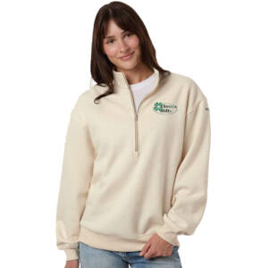 Clover Hills Women’s Aldermore Half Zip Pullover -Oatmeal Heather
