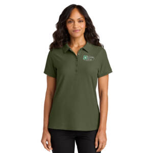 Clover Hills Port Authority Women’s Wearever Signature Pique Polo -Olive Drab Green