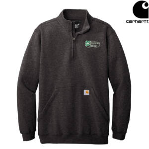 Clover Hills Carhartt Midweight 1/4-Zip Mock Neck Sweatshirt-Carbon Heather