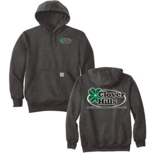 Clover Hills Carhartt Rain Defender Paxton Heavyweight Hooded Sweatshirt-Carbon Heather