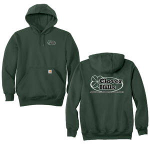 Clover Hills Carhartt Rain Defender Paxton Heavyweight Hooded Sweatshirt-Forestry Green