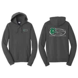 Clover Hills Unisex Fan Favorite Fleece Pullover Hooded Sweatshirt-Charcoal