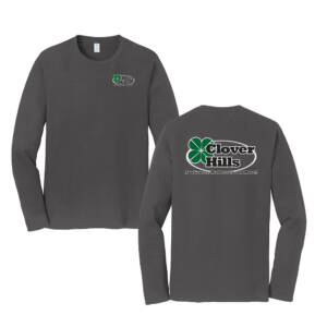Clover Hills Unisex Long Sleeve Fan Favorite Tee-Charcoal