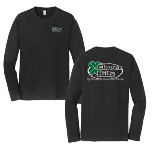 Clover Hills Unisex Long Sleeve Fan Favorite Tee-Black
