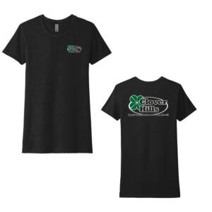 Clover Hills Next Level Ladies’ CVC Crew-Black