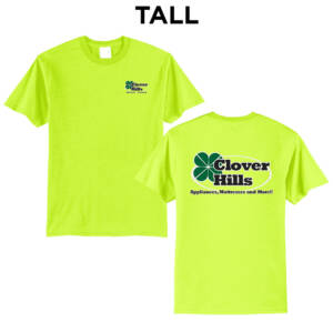 Clover Hills Tall Core Blend short Sleeve T-Shirts-Safety Green