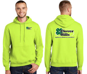 Clover Hills Ultimate Pullover hooded sweatshirt Unisex-Safety Green