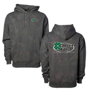 Clover Hills Independent Trading Co.Camo Pattern  Hooded Pullover Sweatshirt -Darkwood Tree Camo