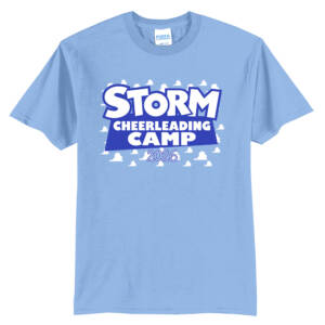 Storm Cheer  Unisex Short Sleeve Tee- LtBlue