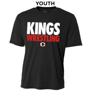 Clinton MS Wrestling YOUTH Cooling Performance Tshirt-Black