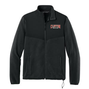 Clinton MS Wrestling Port Authority Therma-Tek Fleece Jacket Men-Black