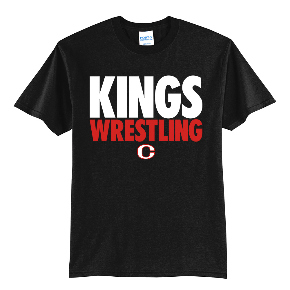 Clinton MS Wrestling Unisex Short Sleeve Tee-Black