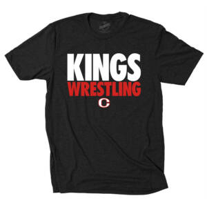 Clinton MS Wrestling Unisex Premium Short Sleeve Tee-Black Frost
