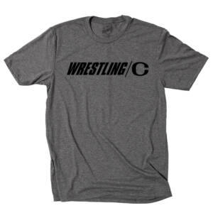 Clinton MS Wrestling Unisex Premium Short Sleeve Tee-Grey Frost