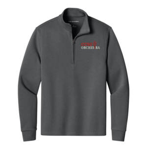 Clinton Orchestra Port Authority Men Wearever Signature Double Pique 1/4 Zip – StormGrey