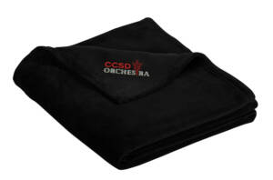 Clinton Orchestra Port Authority Ultra Plush Blanket – DeepBlack