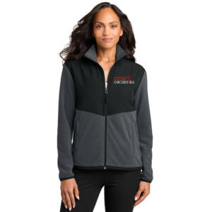 Clinton Orchestra Port Authority Women’s Therma Tek Fleece Jacket – IRONGreyBlack