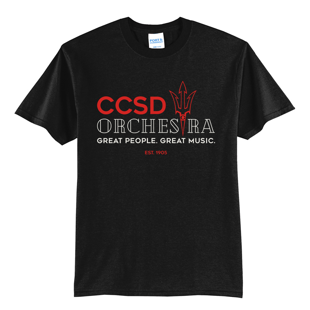 Clinton Orchestra Unisex Short Sleeve T Shirt - JetBlack