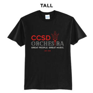 Clinton Orchestra  Tall Core Blend short Sleeve T Shirts – JetBlack