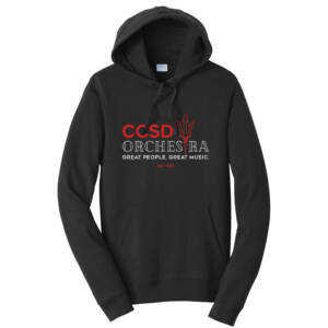 Clinton Orchestra Unisex Fan Favorite Fleece Pullover Hooded Sweatshirt – JetBlack