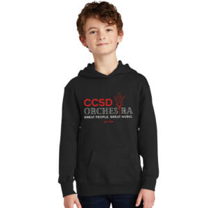 Clinton Orchestra  Youth Fan Favorite Hooded Sweatshirt – JetBlack