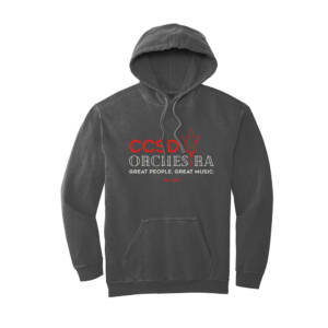Clinton Orchestra Comfort Colors Unisex Ring Spun Hooded Sweatshirt – Pepper