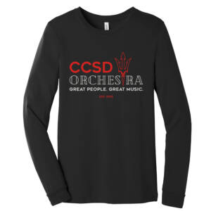 Clinton Orchestra Bella Canvas Unisex Jersey Long Sleeve Tee – Black