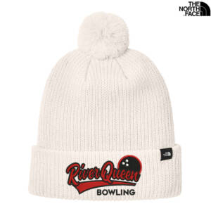 Clinton Queen Bowling The North Face Pom Beanie-Vintage White