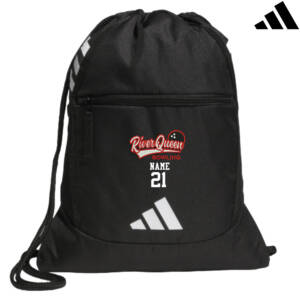 Clinton Queen Bowling Adidas Stadium Sackpack cinch bag – Black