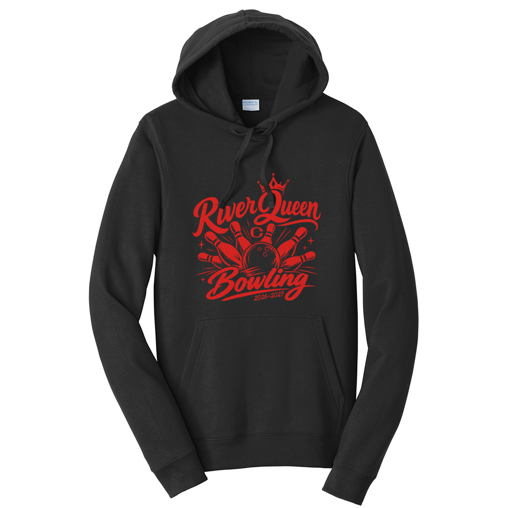 Clinton Queen Bowling Unisex Fan Favorite Hooded Sweatshirt - Black