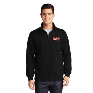 Clinton Queen Bowling Sport-Tek Tall 1/4-Zip Sweatshirt-Black