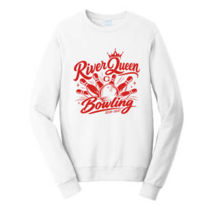 Clinton Queen Bowling Unisex Fan Favorite Crew Sweatshirt – White