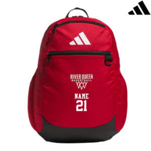Clinton Queen Basketball Adidas Striker 3 Team Backpack   POWER RED