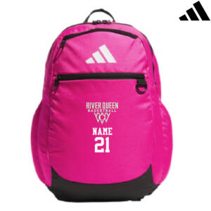 Clinton Queen Basketball Adidas Striker 3 Team Backpack   SHOCK PINK