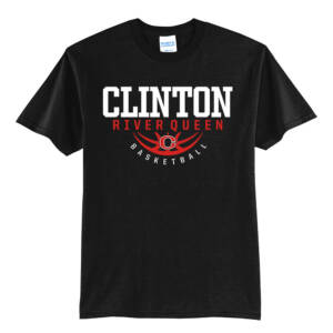 Clinton Queen Basketball Unisex Short Sleeve T Shirt -Black