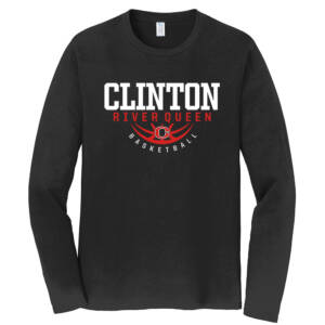 Clinton Queen Basketball Unisex Fan Favorite Long Sleeve T Shirt -Black