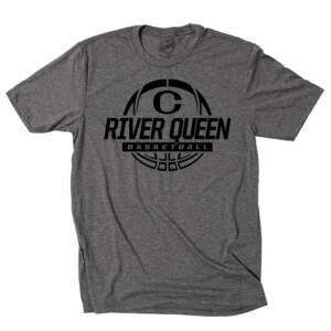 Clinton Queen Basketball Unisex District Perfect Tri blend Crew Tee – GREYFrost