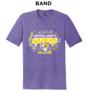 Sabers Unisex District Perfect Tri blend Crew Tee – PurpleFrost