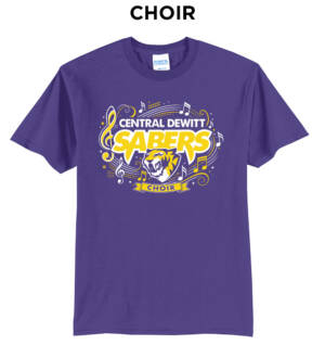 Sabers Unisex Short Sleeve T Shirt – Purple