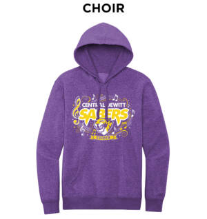 Sabers Rah Rah District Unisex V.I.T. Fleece Hoodie – HeathPurple