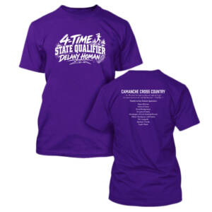 Camanche State CC Unisex Short Sleeve Tee-Purple