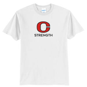 Clinton Strength Unisex Short Sleeve Tee-White