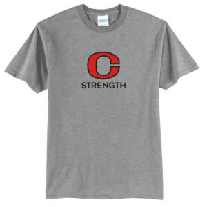 Clinton Strength Unisex Short Sleeve Tee-Athletic Heather