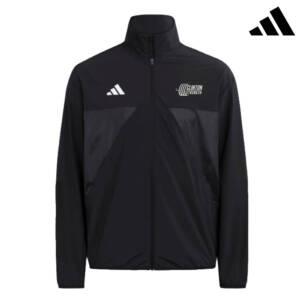 Clinton Strength Adidas House of TIRO Woven full zip top- black
