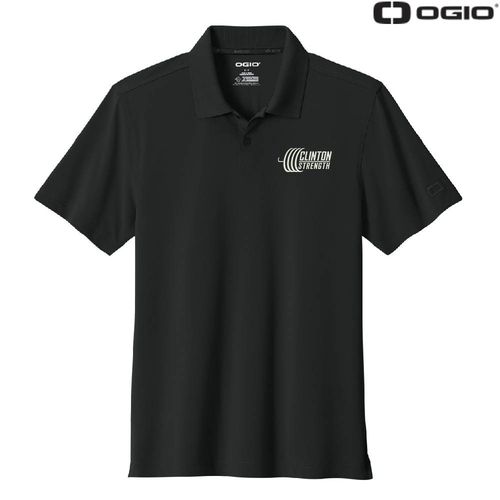 Clinton Strength OGIO Men Regain Polo-Blacktop